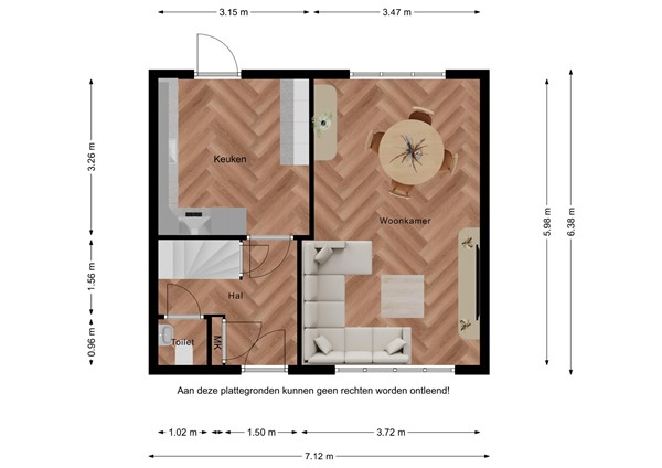 Floorplan - Zegveldstraat 7, 4505 AM Zuidzande